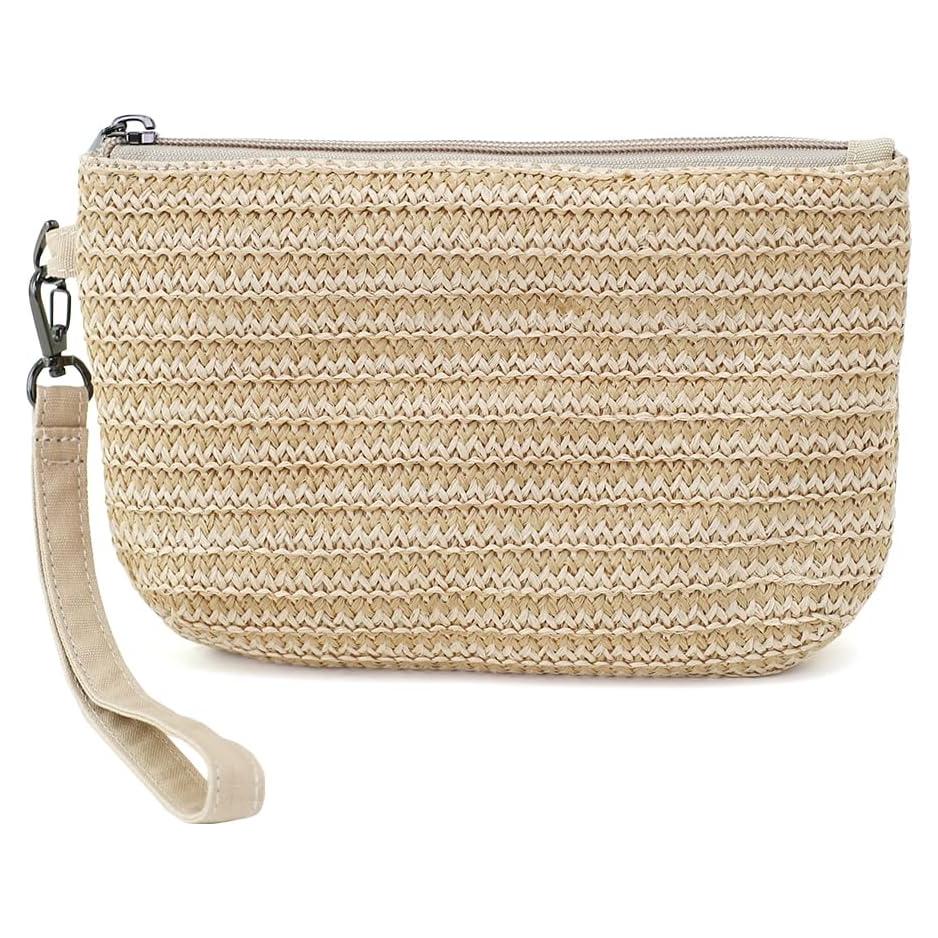 Cartera de muñeca BUBU amarilla 20x15 cm con 3 cremalleras