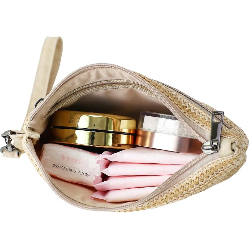 Cartera de muñeca BUBU amarilla 20x15 cm con 3 cremalleras