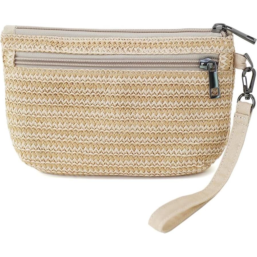 Cartera de muñeca BUBU amarilla 20x15 cm con 3 cremalleras