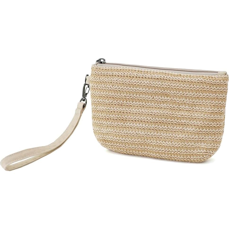 Cartera de muñeca BUBU amarilla 20x15 cm con 3 cremalleras