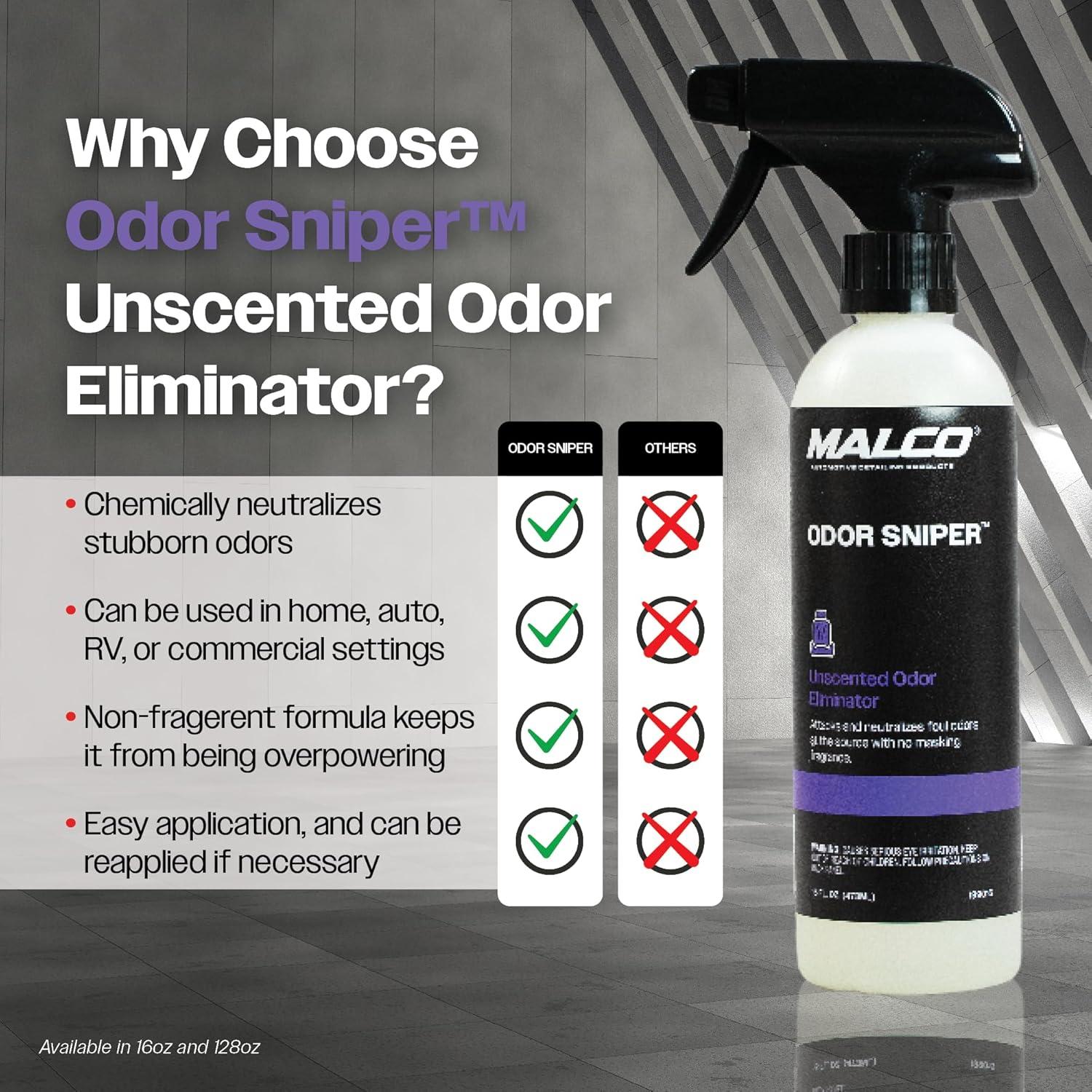Eliminador de Olores Malco Odor Sniper 16 Oz Sin Fragancia