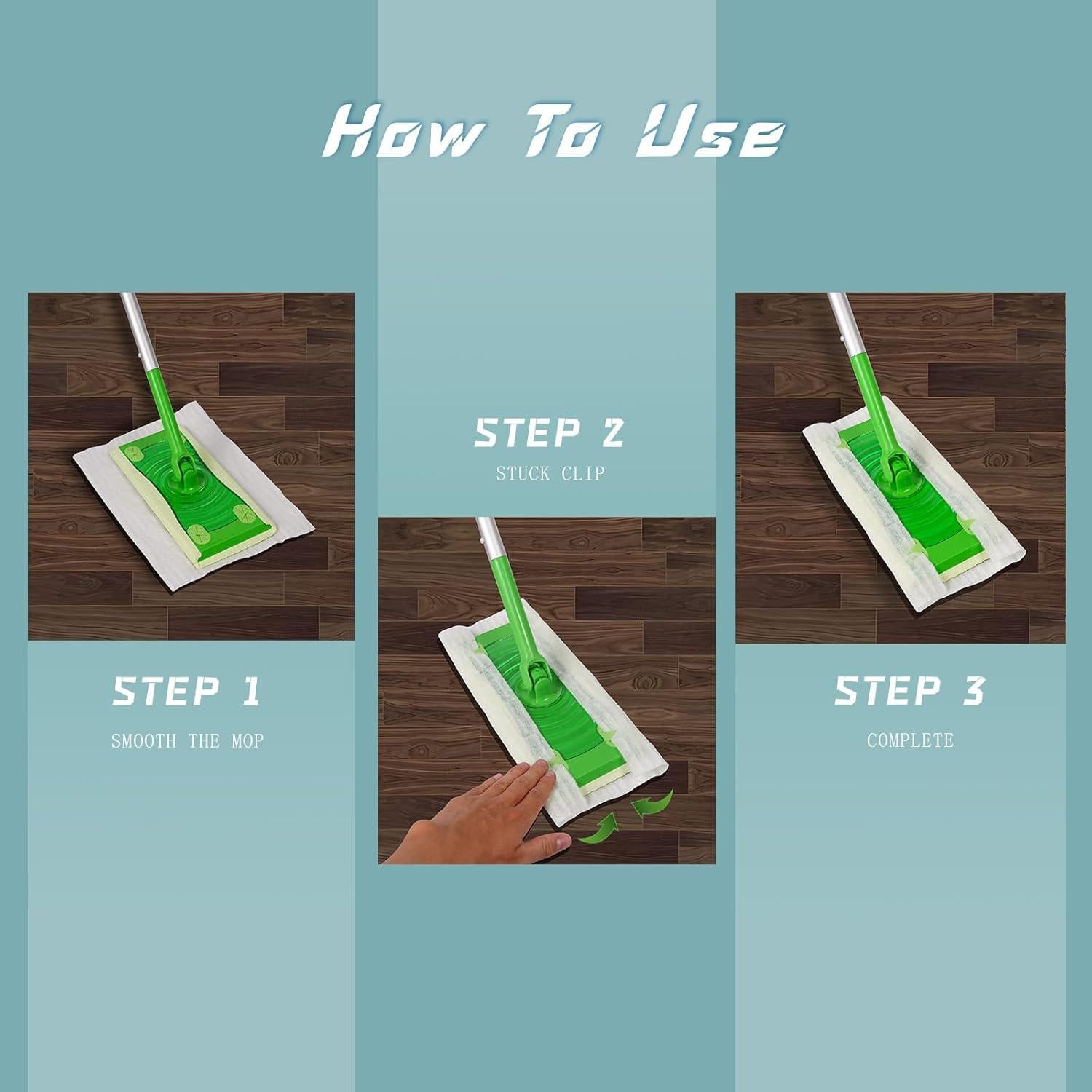 Recambios de Mopa Secos Ukeenor 100 Cuentas 19.8cm x 30cm