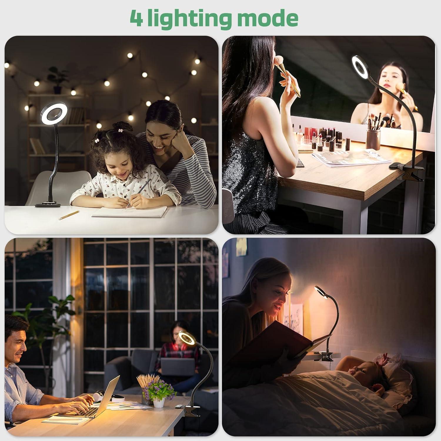 Luz LED de Lectura Clip GLORIOUS-LITE 36 LEDs 4 Modos