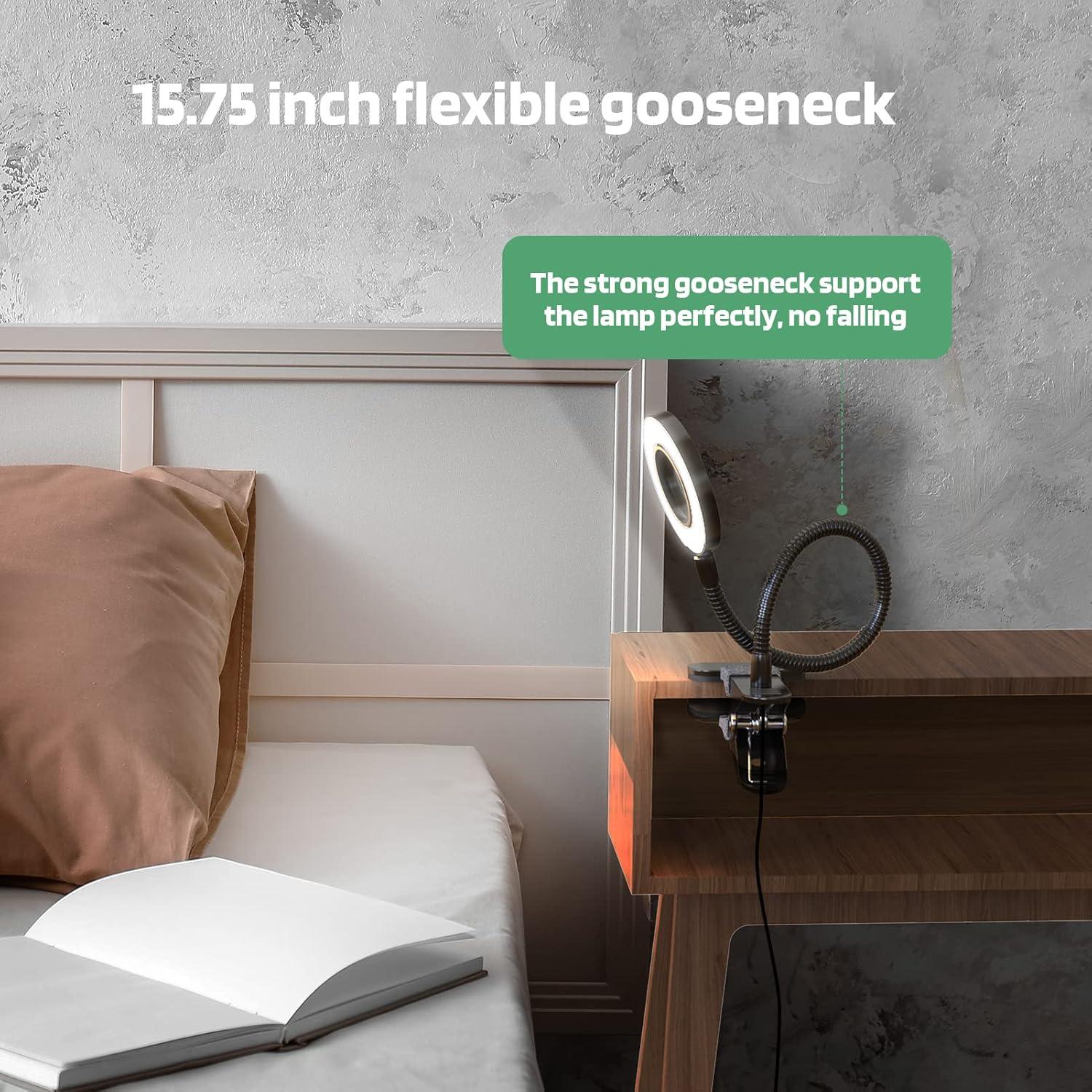 Luz LED de Lectura Clip GLORIOUS-LITE 36 LEDs 4 Modos