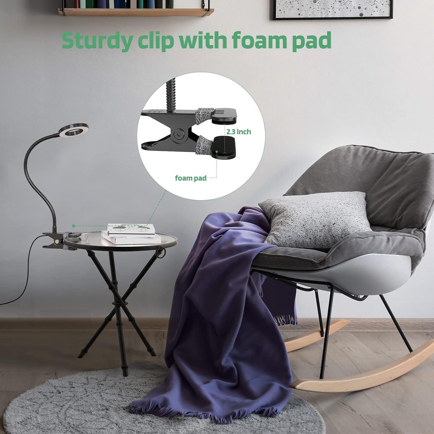 Luz LED de Lectura Clip GLORIOUS-LITE 36 LEDs 4 Modos