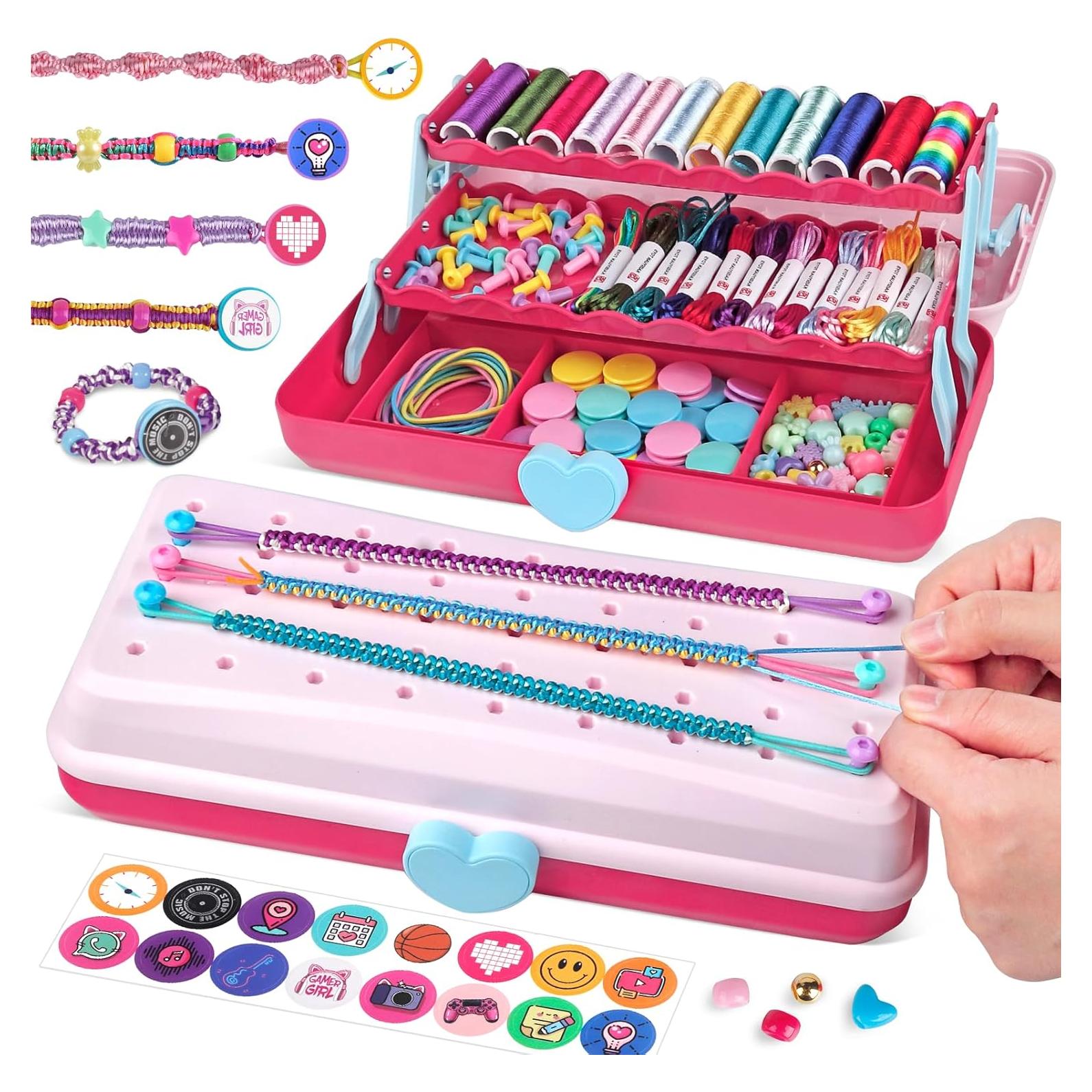 Kit de Fabricación de Pulseras de Amistad TingingYuli - 26 Hilos y Accesorios