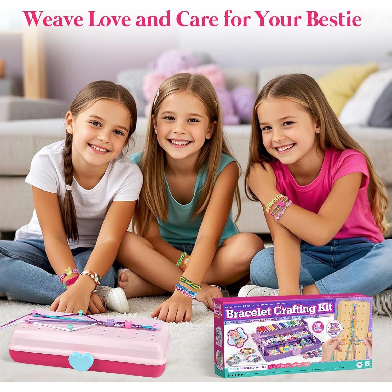 Kit de Fabricación de Pulseras de Amistad TingingYuli - 26 Hilos y Accesorios