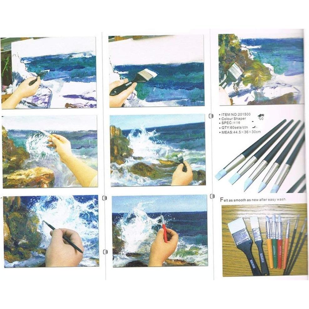 Set de 5 Pinceles de Silicona COMIART para Escultura de Arcilla