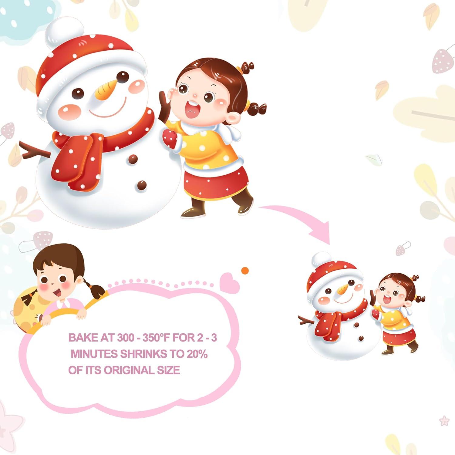 Hewolly 24 Hojas de Plástico Retráctil A6 para Manualidades