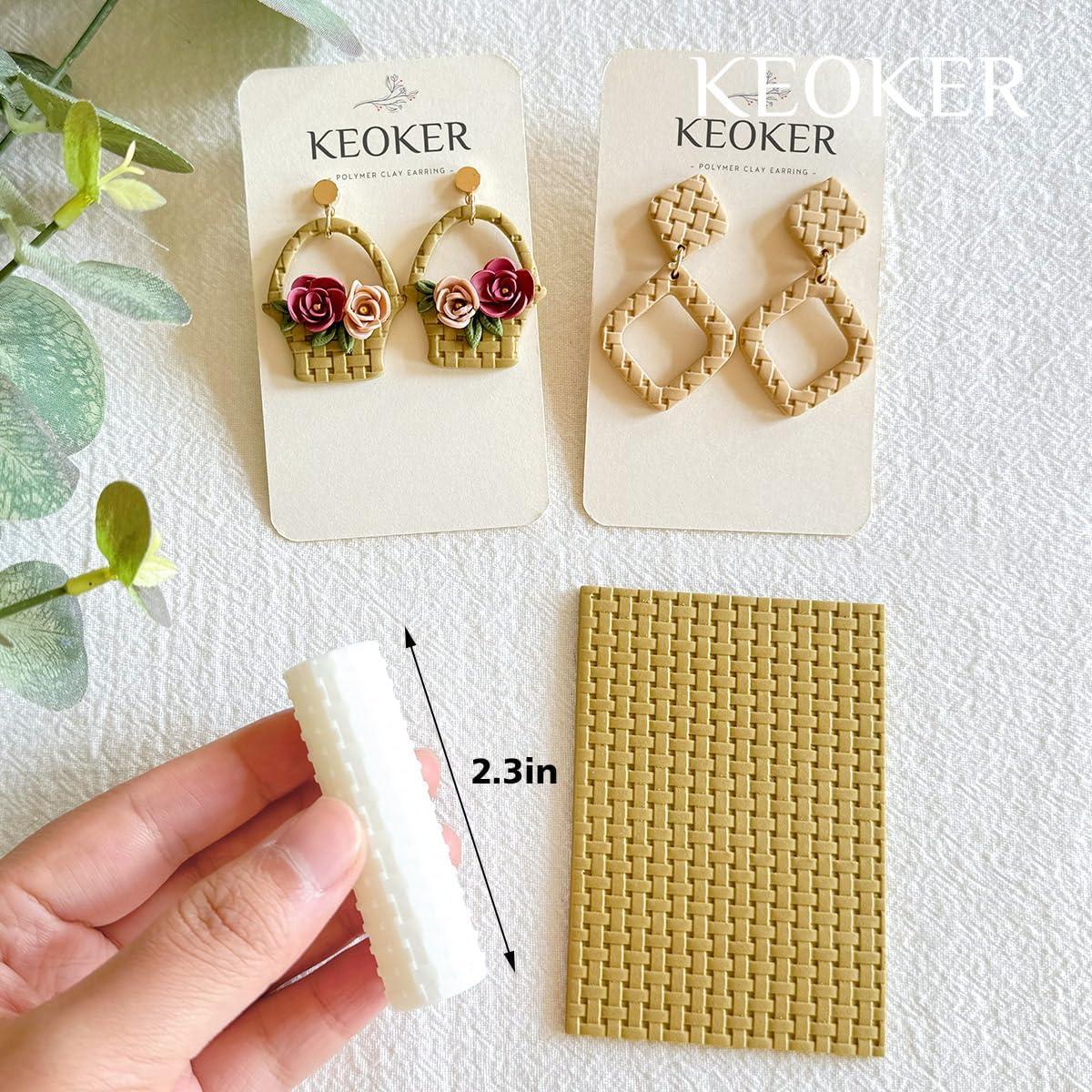 Rodillo de Textura de Arcilla Polimérica Keoker - 3 Tamaños