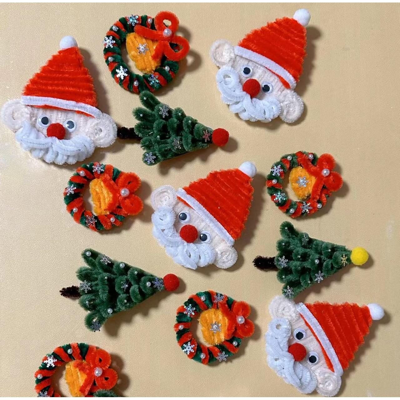 Juego de Limpiapipas de Navidad 150 Pcs Tppyony 30 cm