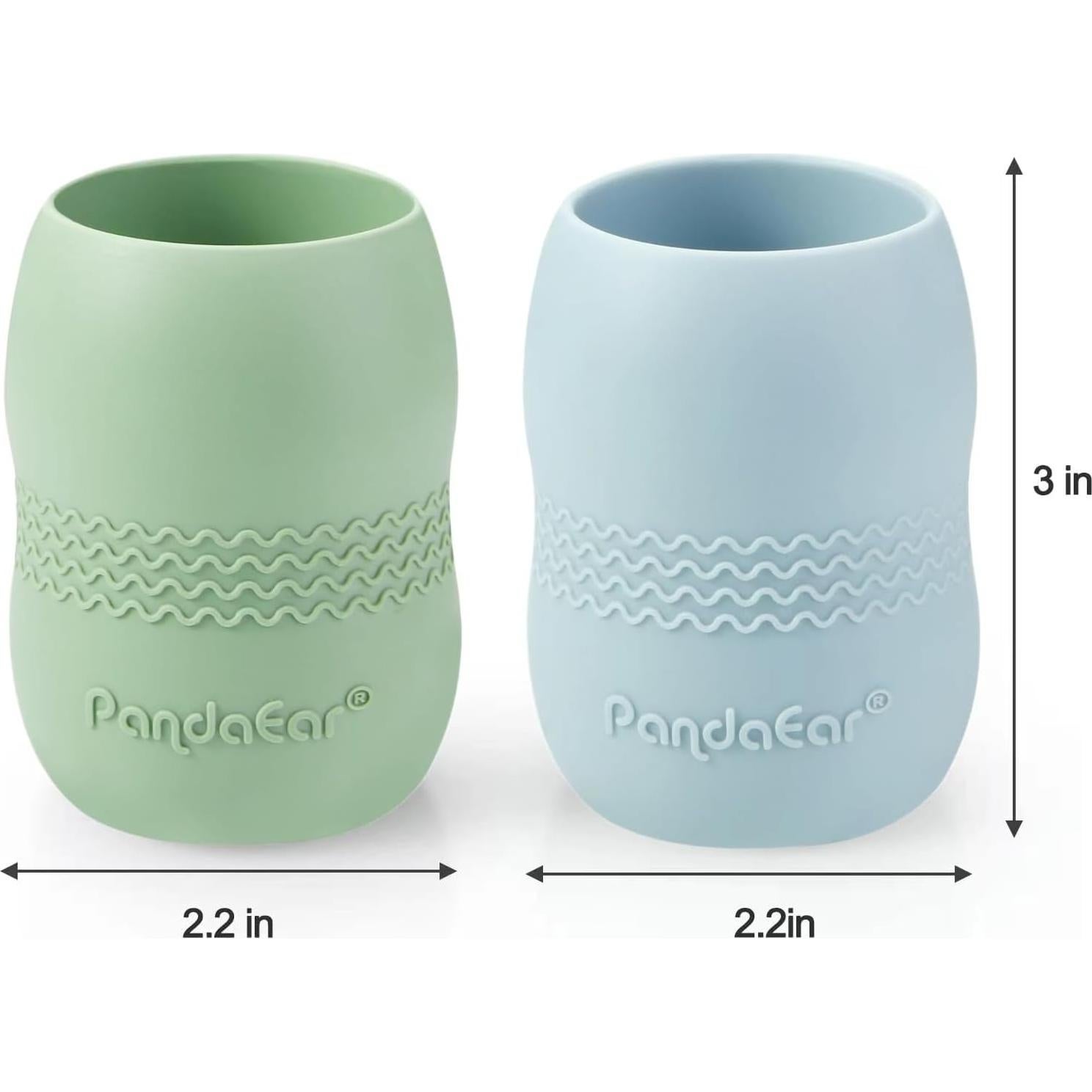 Conjunto de Alimentación de Silicona PandaEar 8 Piezas Bebés