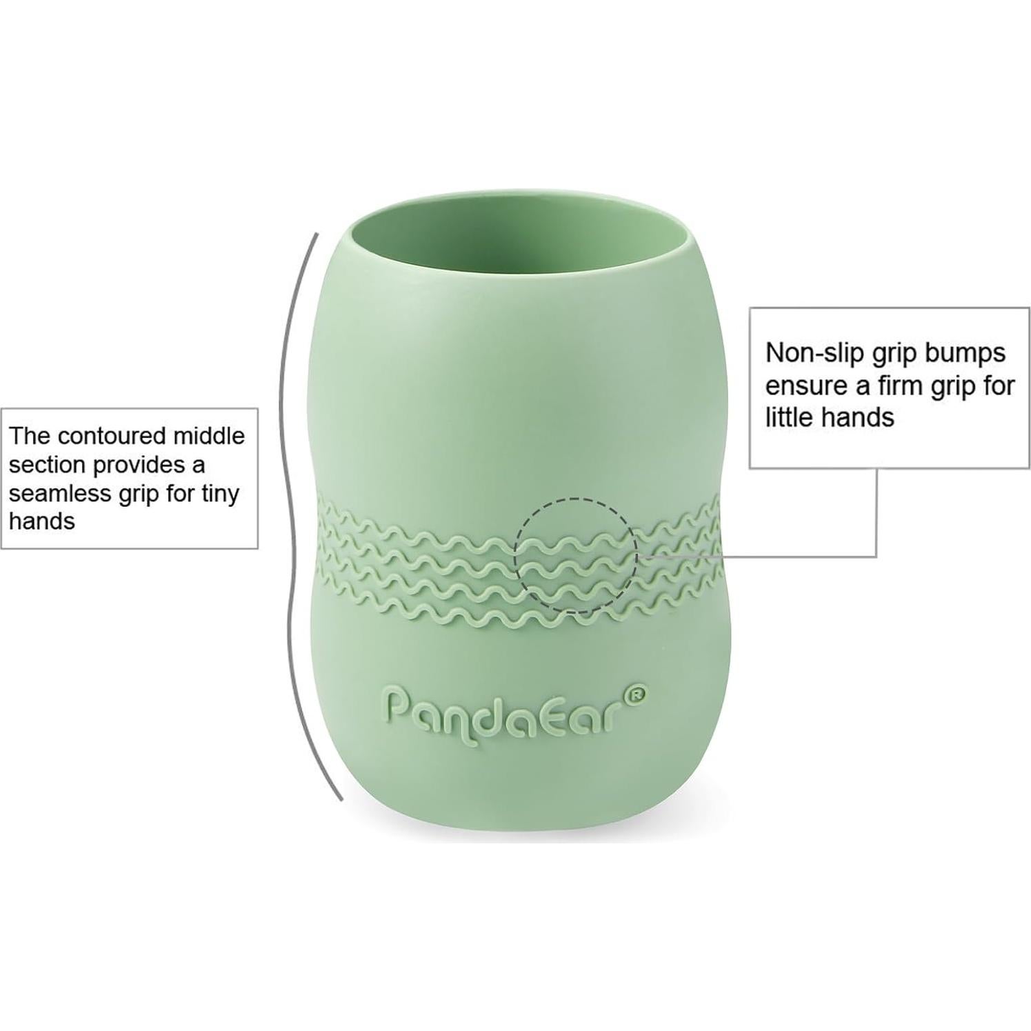 Conjunto de Alimentación de Silicona PandaEar 8 Piezas Bebés