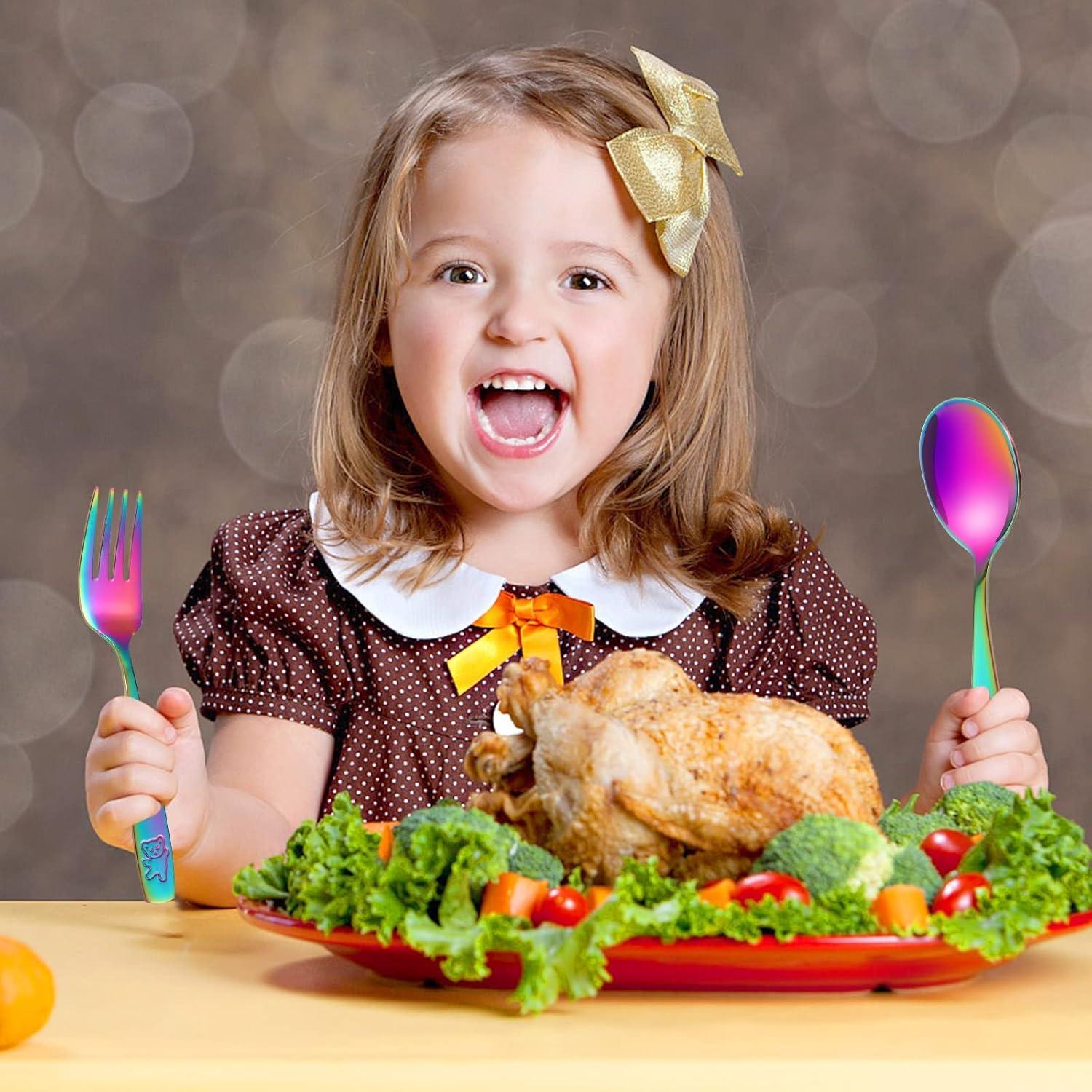 Set de Cubiertos para Niños Pimoys 12 Piezas Acero Inoxidable