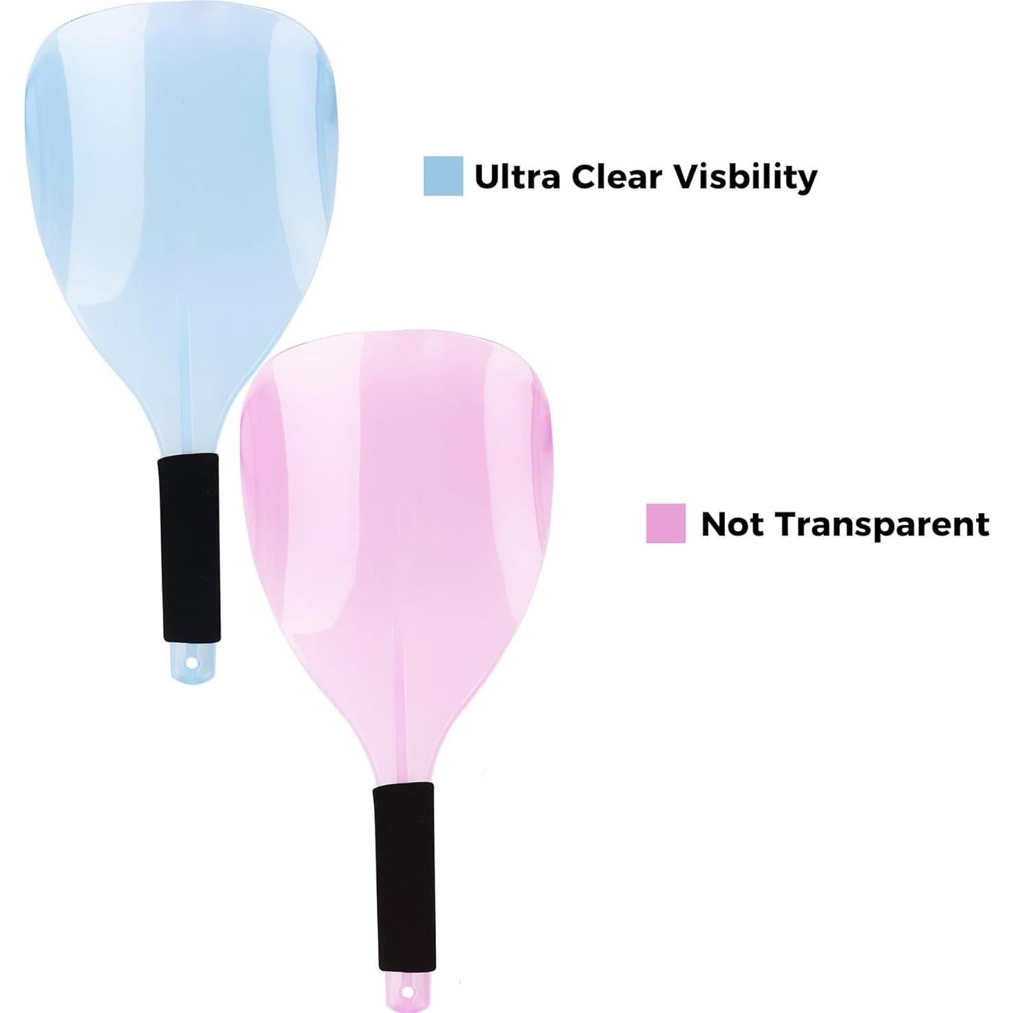 Escudo Facial AUEAR para Barbería 2 Paquetes Rosa y Azul