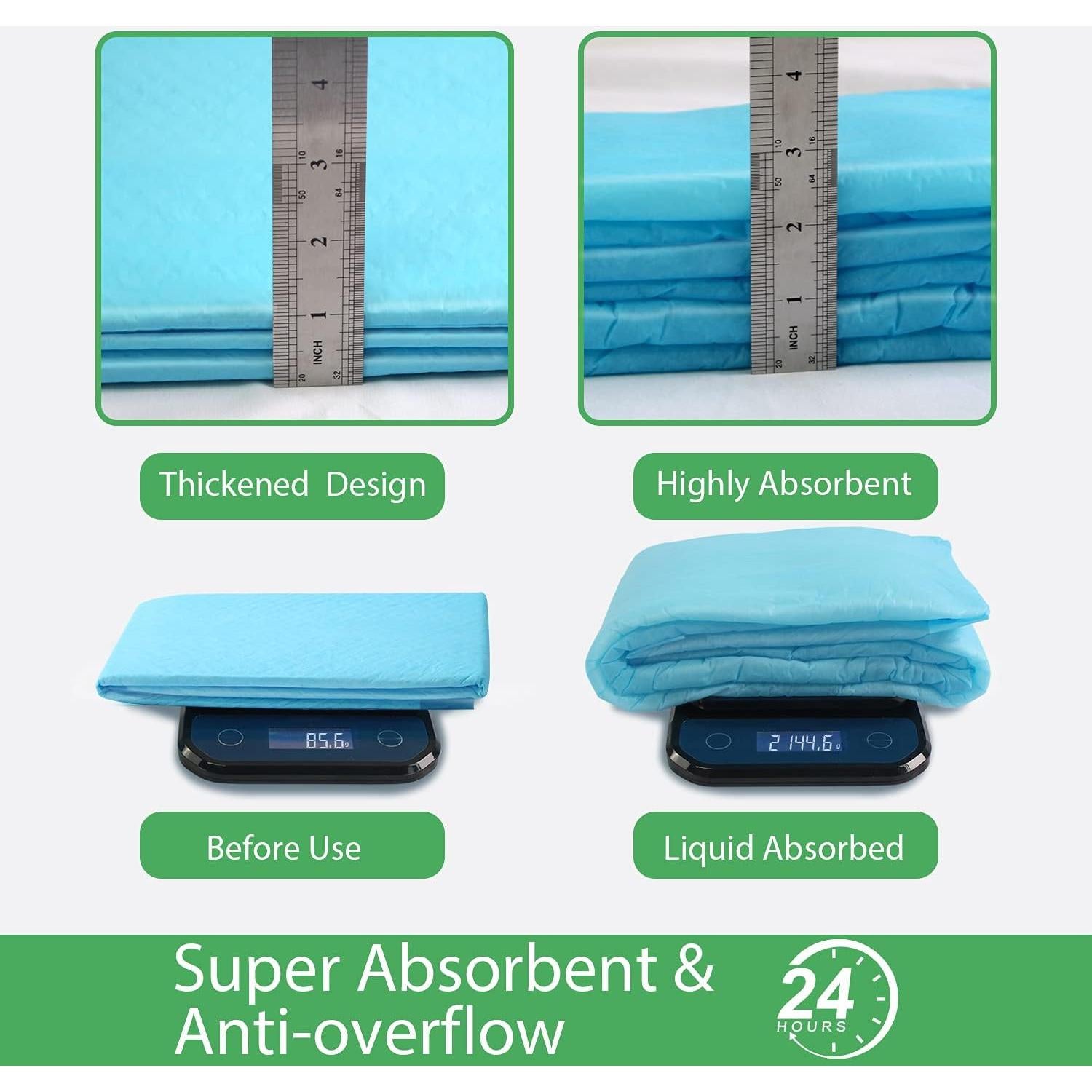 Almohadillas para Perros XL DEEP DEAR 71x86cm Alta Absorción