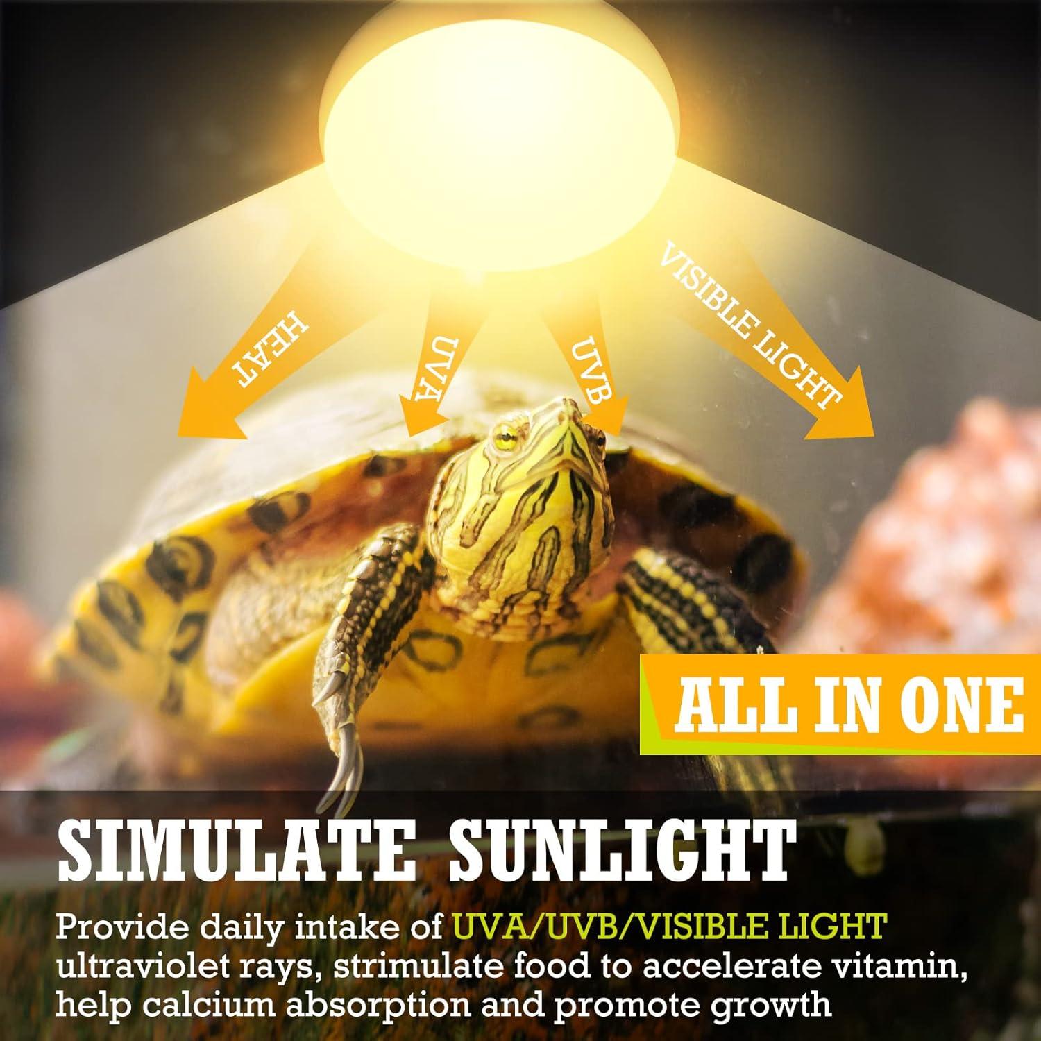 Tarpop Bombillas de Calor UVA para Reptiles 75W - 8 Pcs