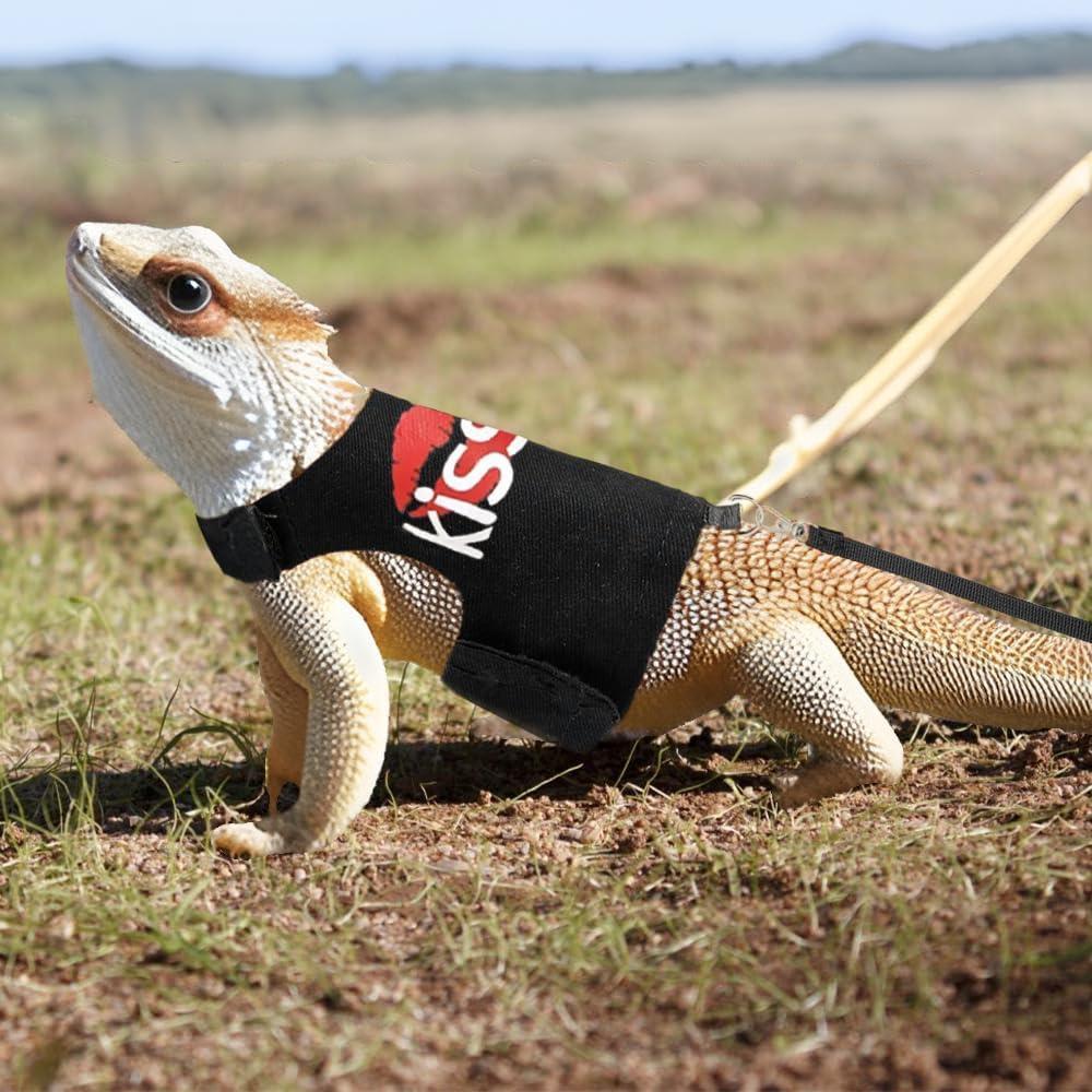 Arnés Ajustable y Correa 1.45m para Dragón Barbudo Agamino