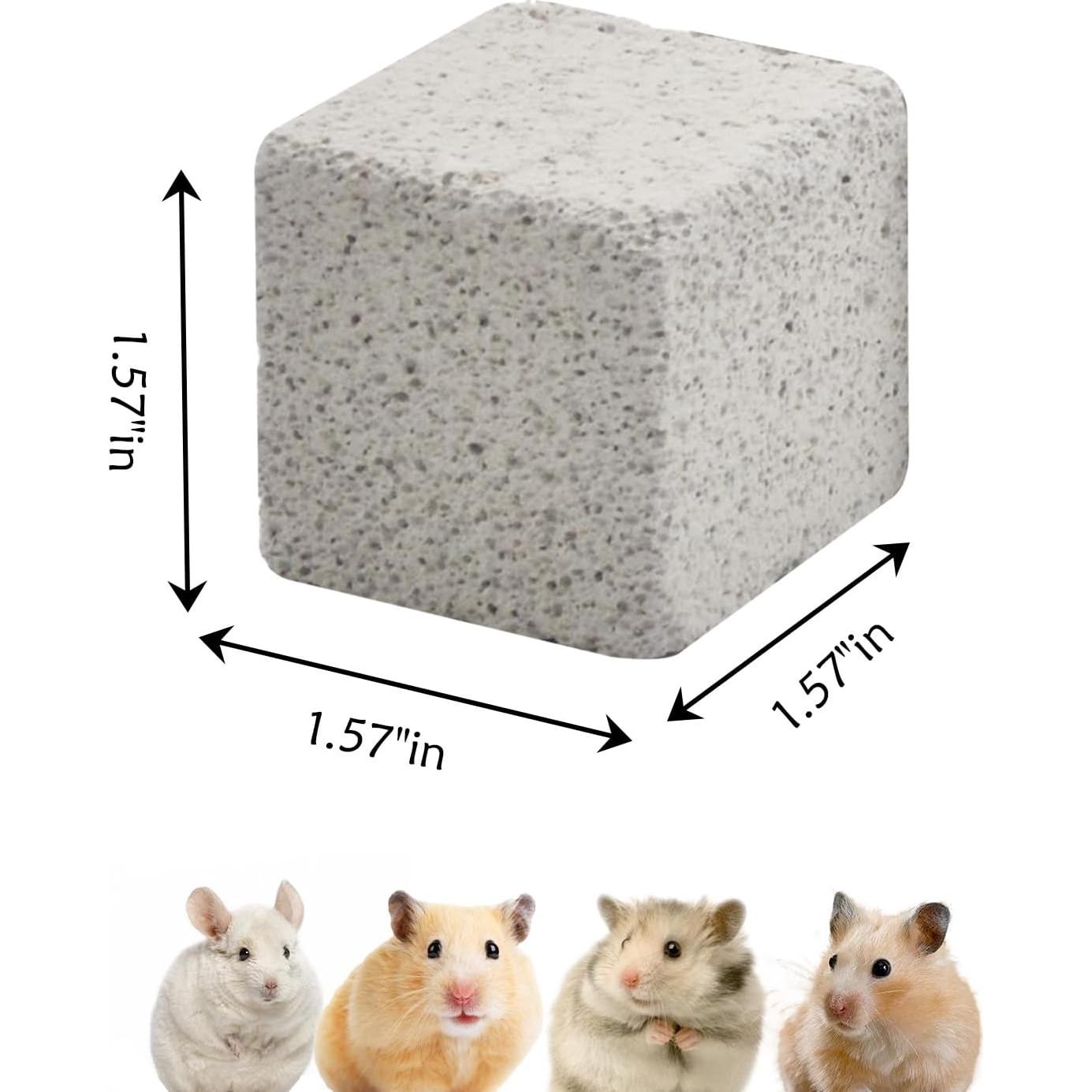 Bloques de Lava para Hámster PINVNBY - 9 Piezas, Masticar y Salud Dental