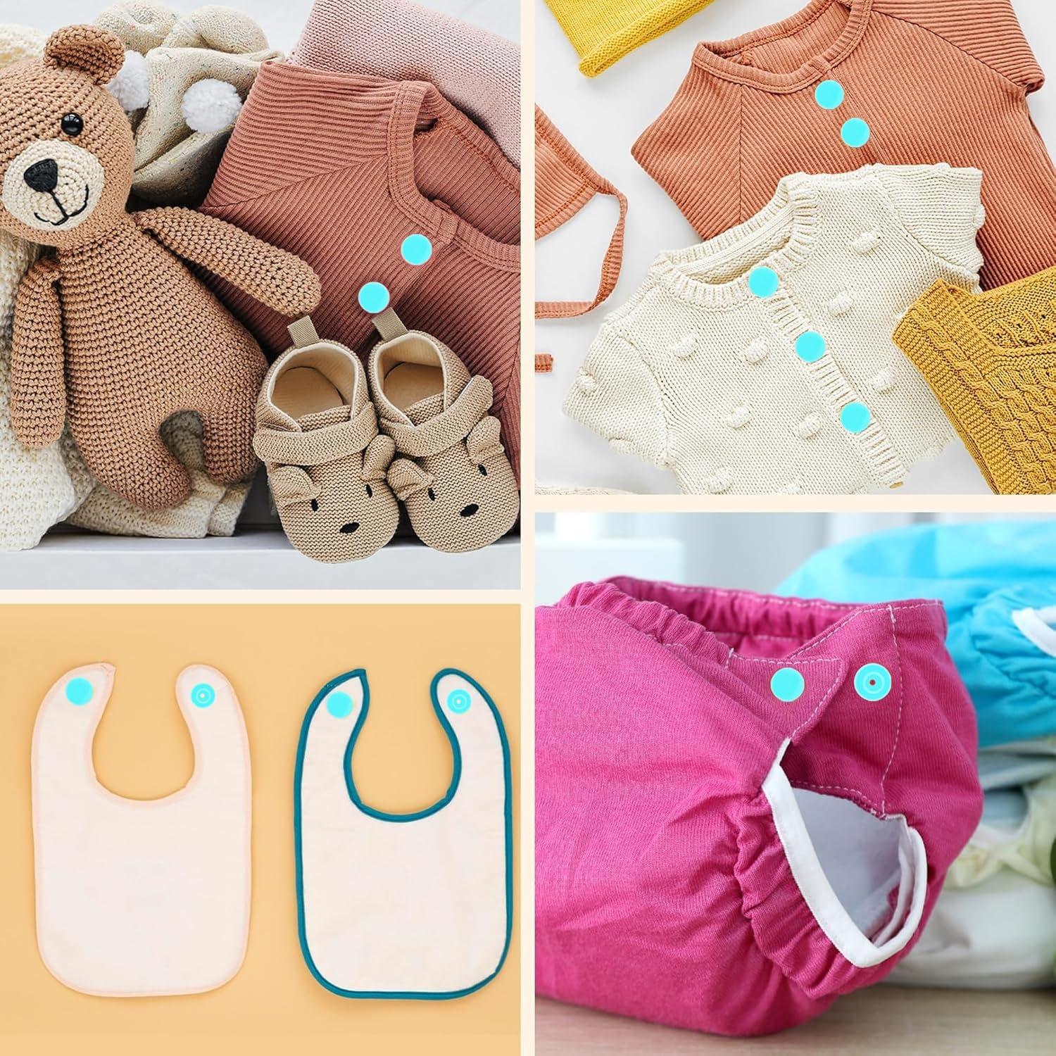 Kit de Botones a Presión Mandala Crafts T8 Aqua 14mm 100 Juegos