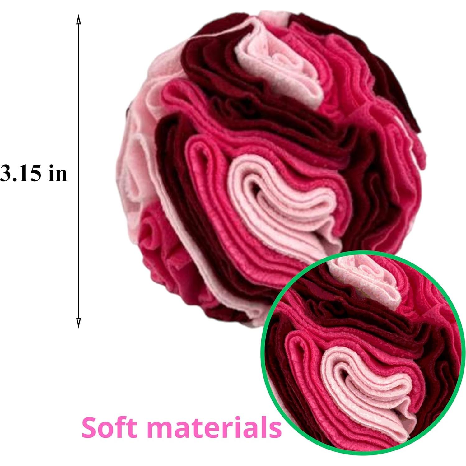 Bola de golosinas para conejos Homedy Crafts Rosa 8.13cm