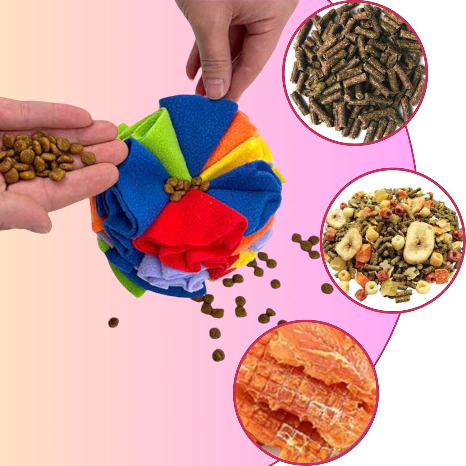 Bola de golosinas para conejos Homedy Crafts Rosa 8.13cm