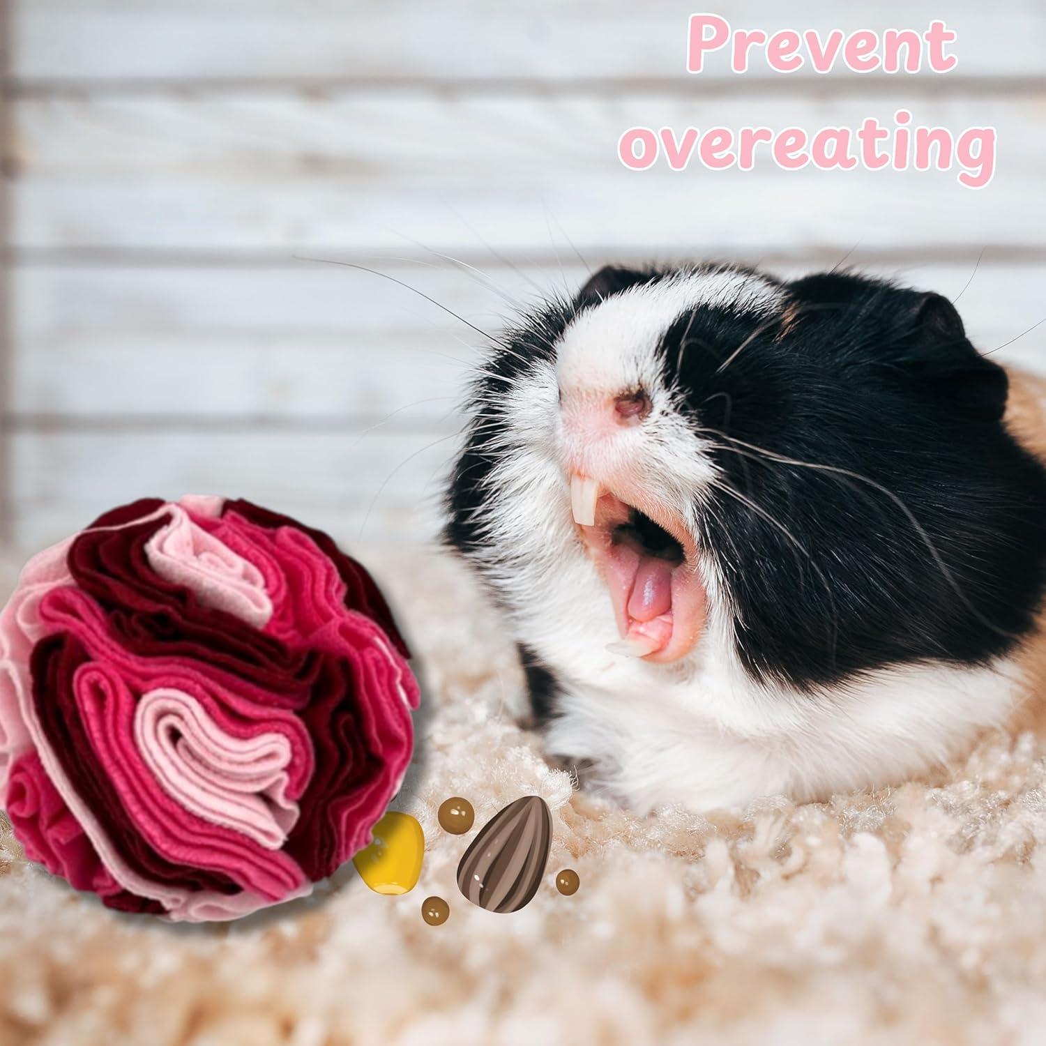 Bola de golosinas para conejos Homedy Crafts Rosa 8.13cm