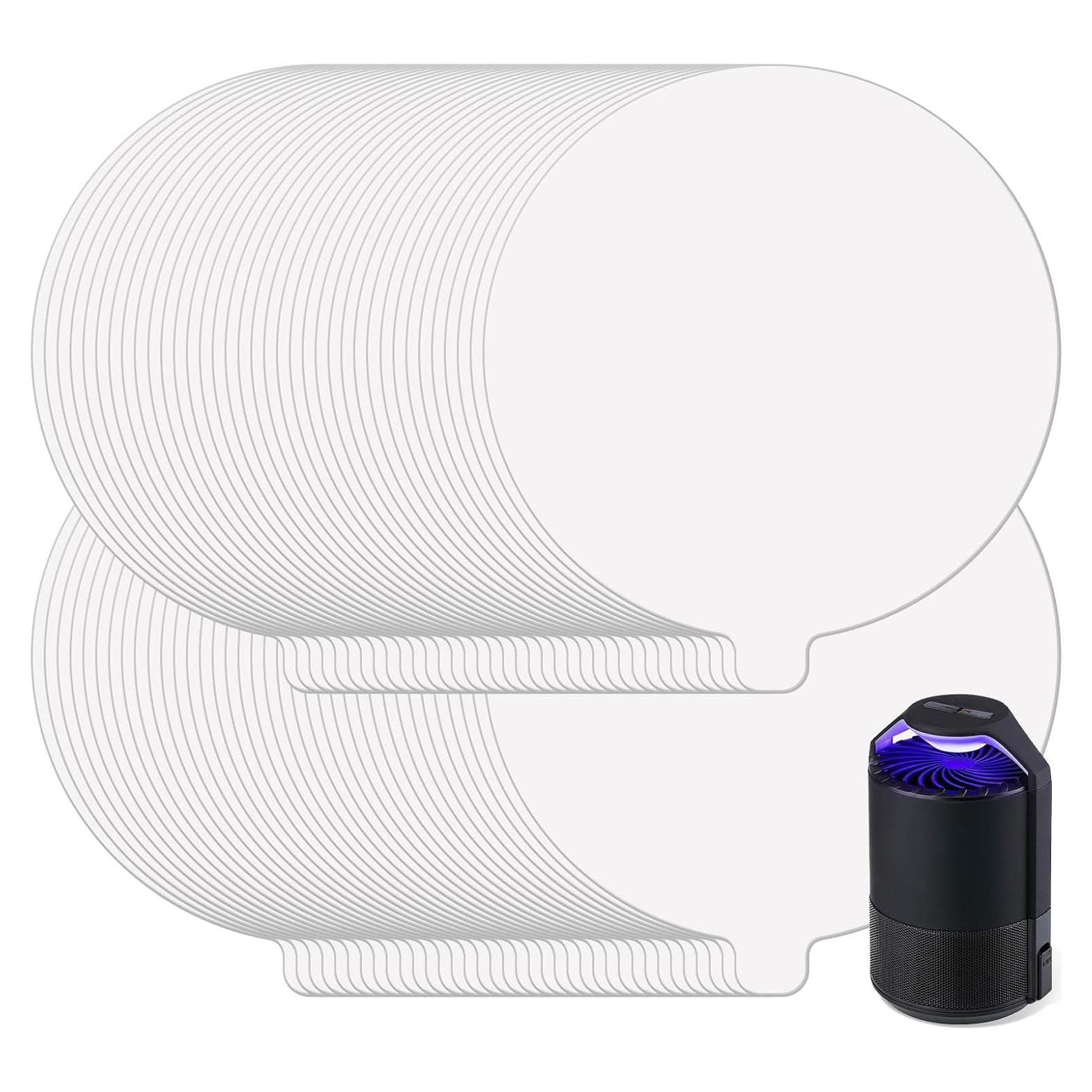 Paquete de 72 Placas Adhesivas Lousye para Trampa de Insectos