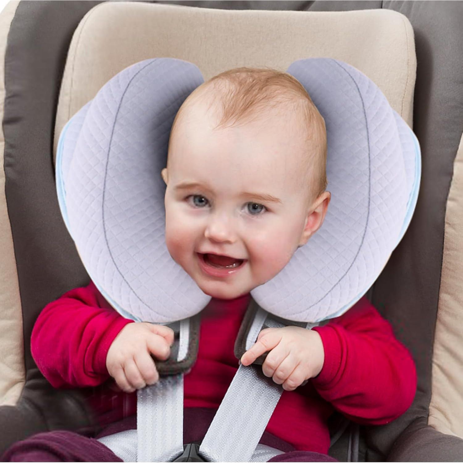 Almohada de Viaje para Bebé 2 en 1 Blublu Park Ajustable