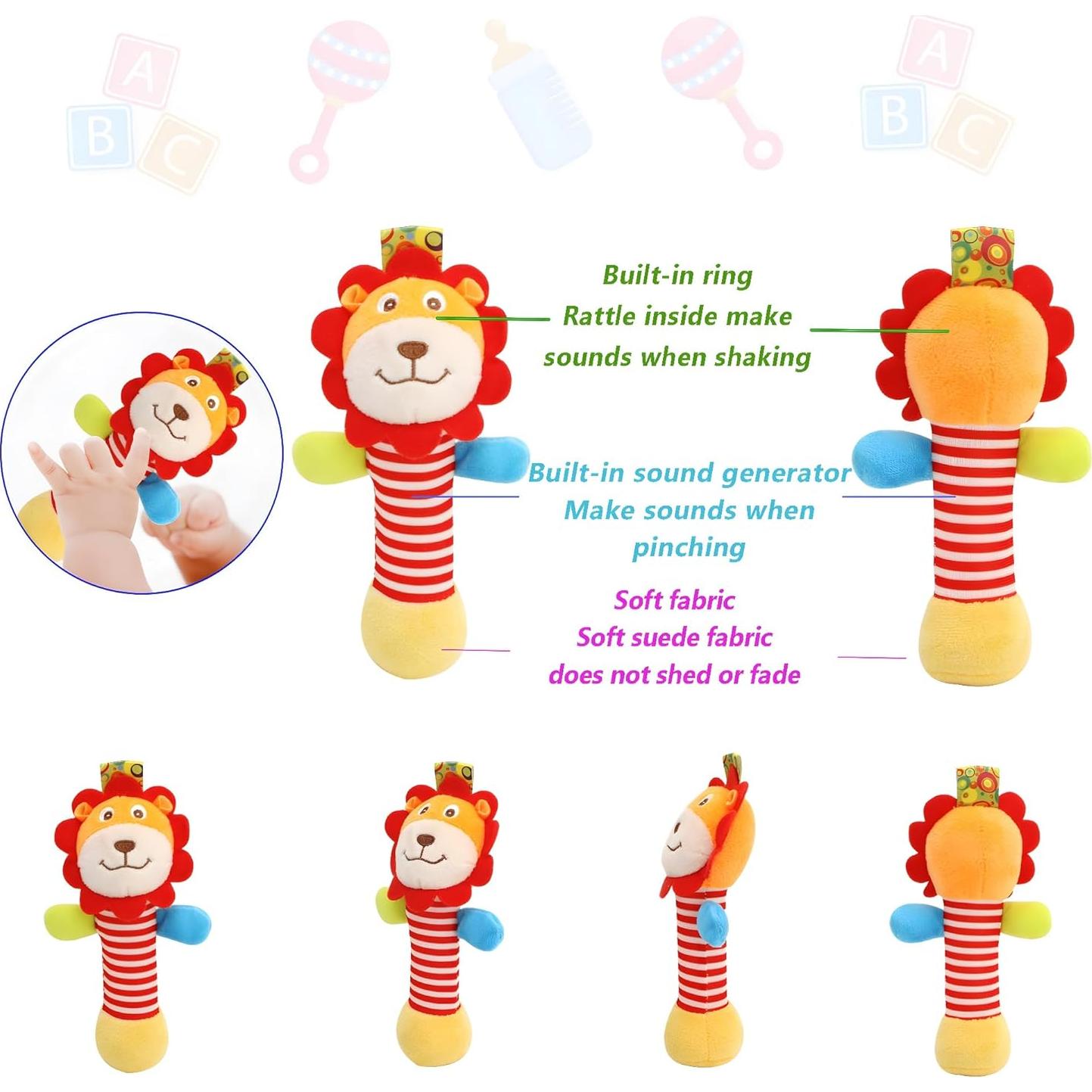 Set de Sonajeros de Muñeca y Calcetines BLOOBLOOMAX 5 Piezas