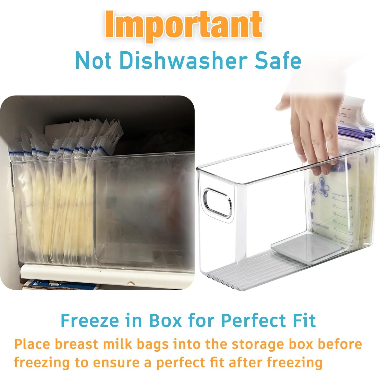 Contenedor de Almacenamiento de Leche Materna Ugotfeels Verde - 12L, 2 Unidades