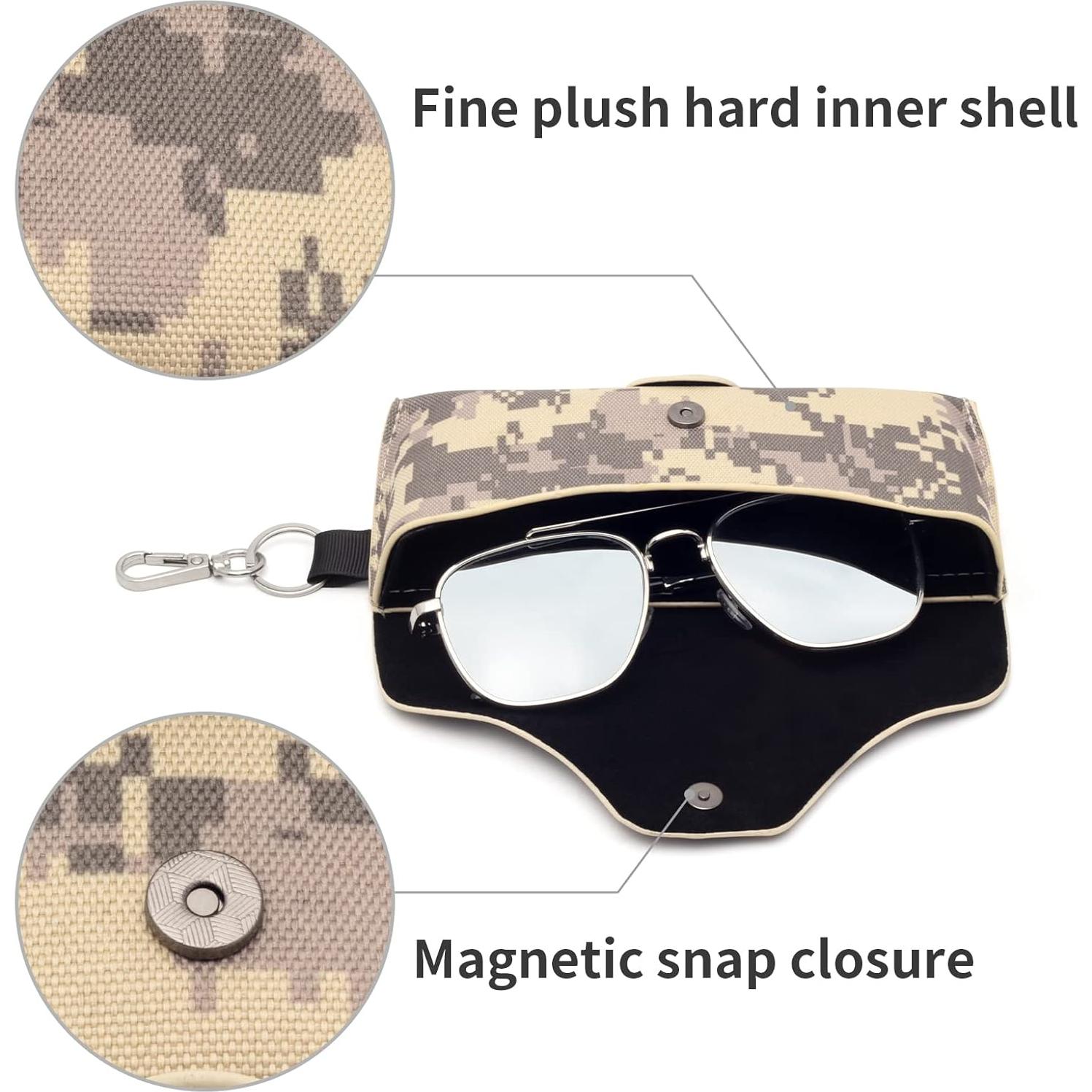 Funda de Gafas Semirrígida Face Shadow Camuflaje 16x7x4.5cm