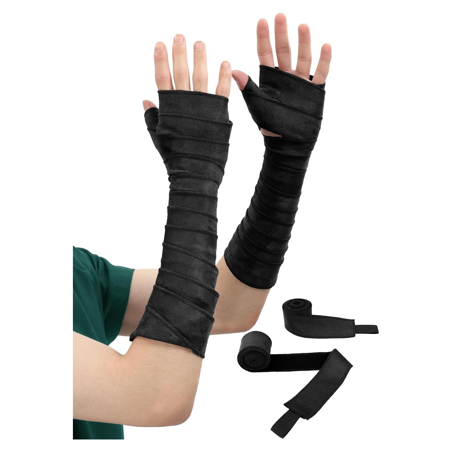 Envolturas de Mano Medievales FURPHI - Braceras de Ante Sintético