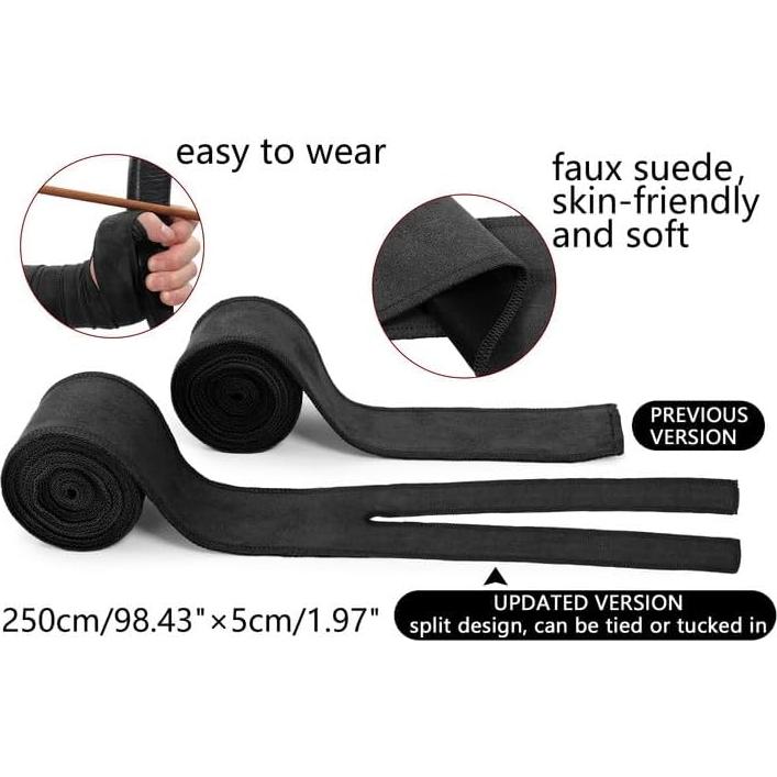 Envolturas de Mano Medievales FURPHI - Braceras de Ante Sintético