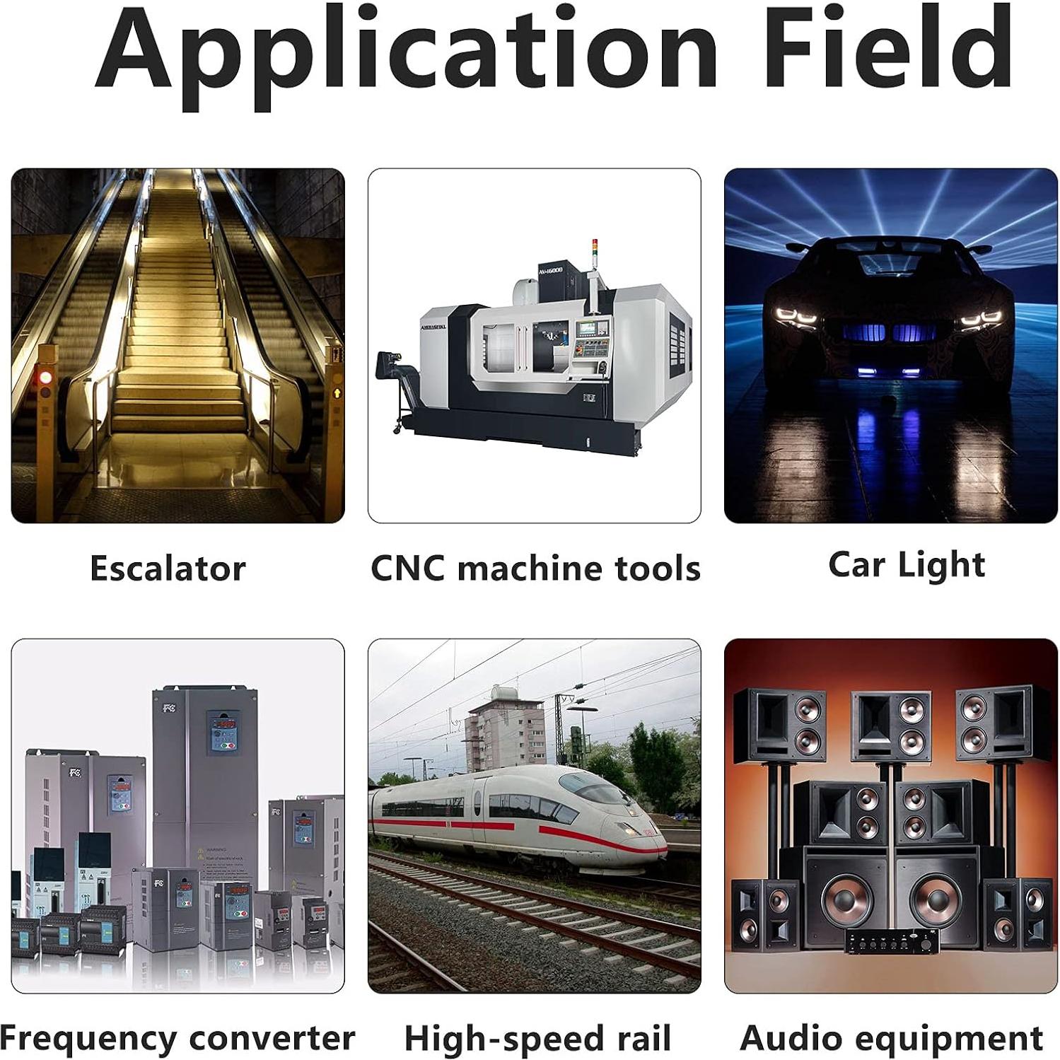 2 Piezas Resistencias de Alambre Enrollado 100W 4 Ohm Aluminio