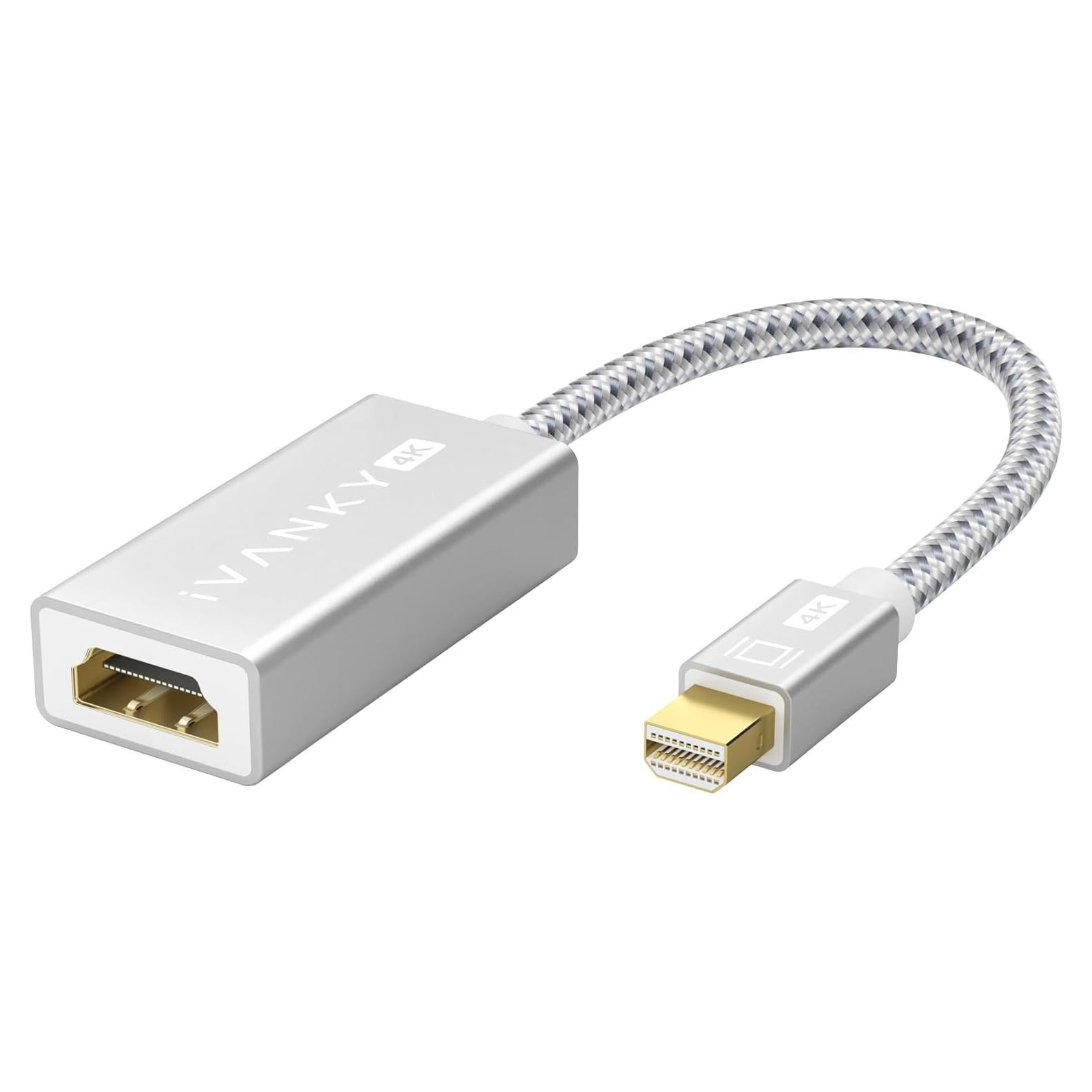 Adaptador Mini DisplayPort a HDMI 4K iVANKY Plata