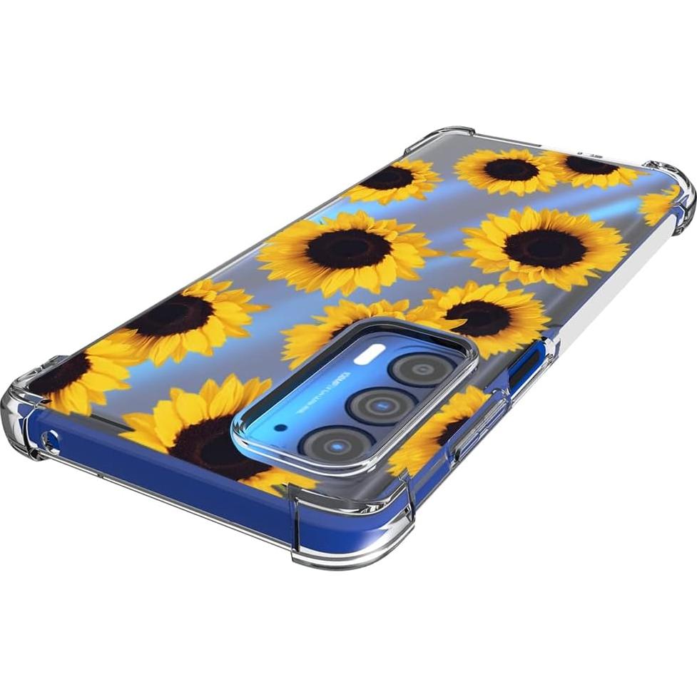Funda protectora TPU Motorola Moto Edge 2021 Girasol