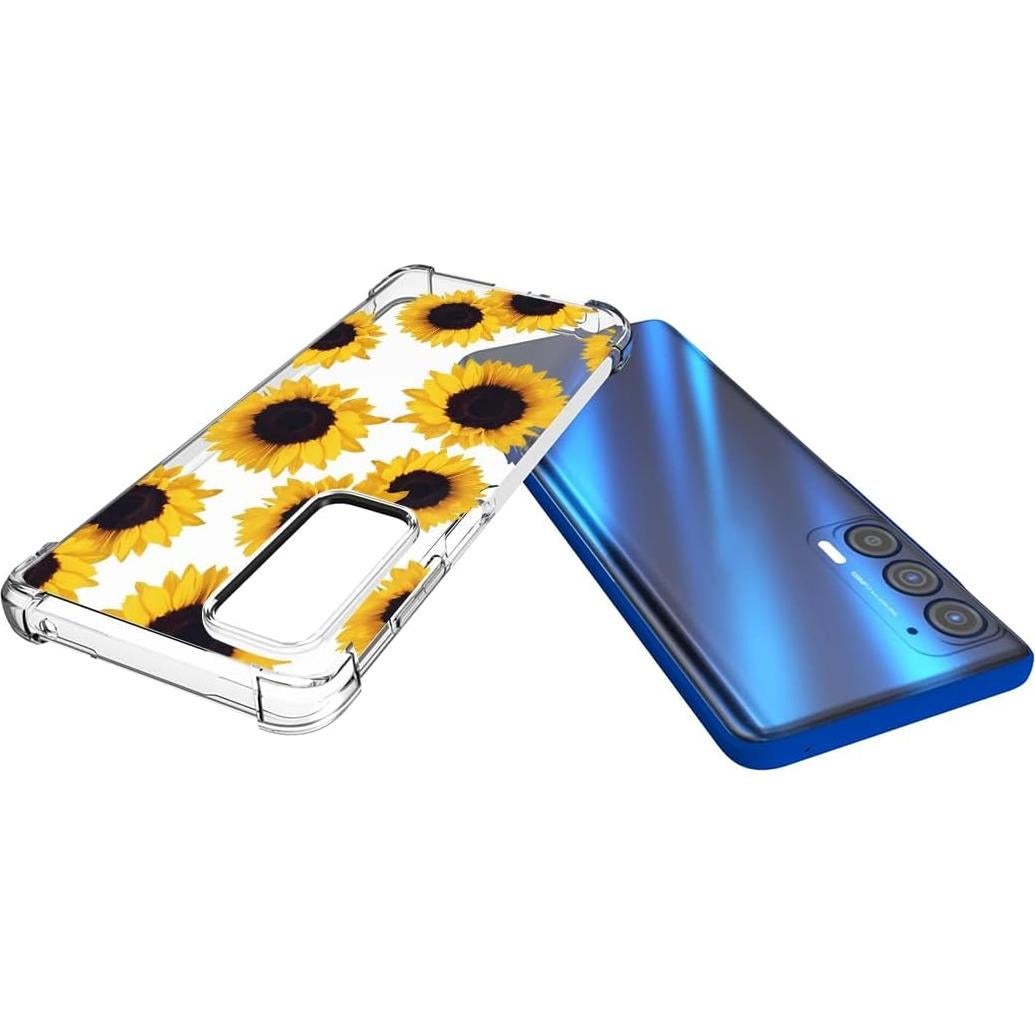 Funda protectora TPU Motorola Moto Edge 2021 Girasol