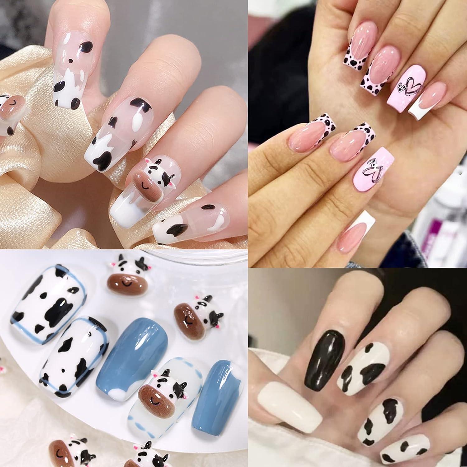 Calcomanías de Arte de Uñas MAIOUSU 12 Hojas Animales y Corazones