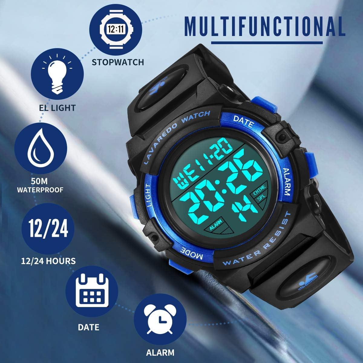 Reloj Digital Infantil NN BEN NEVIS 50M Impermeable Azul