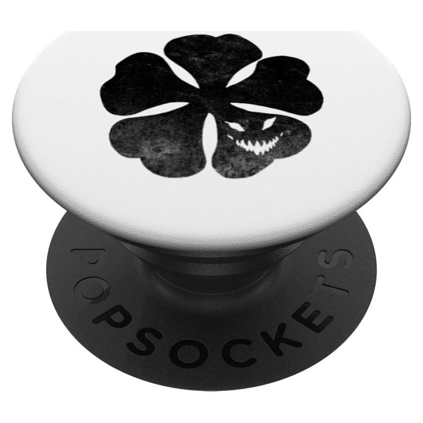 PopSockets Adhesivo PopGrip Trébol Negro 4.1x1.3cm