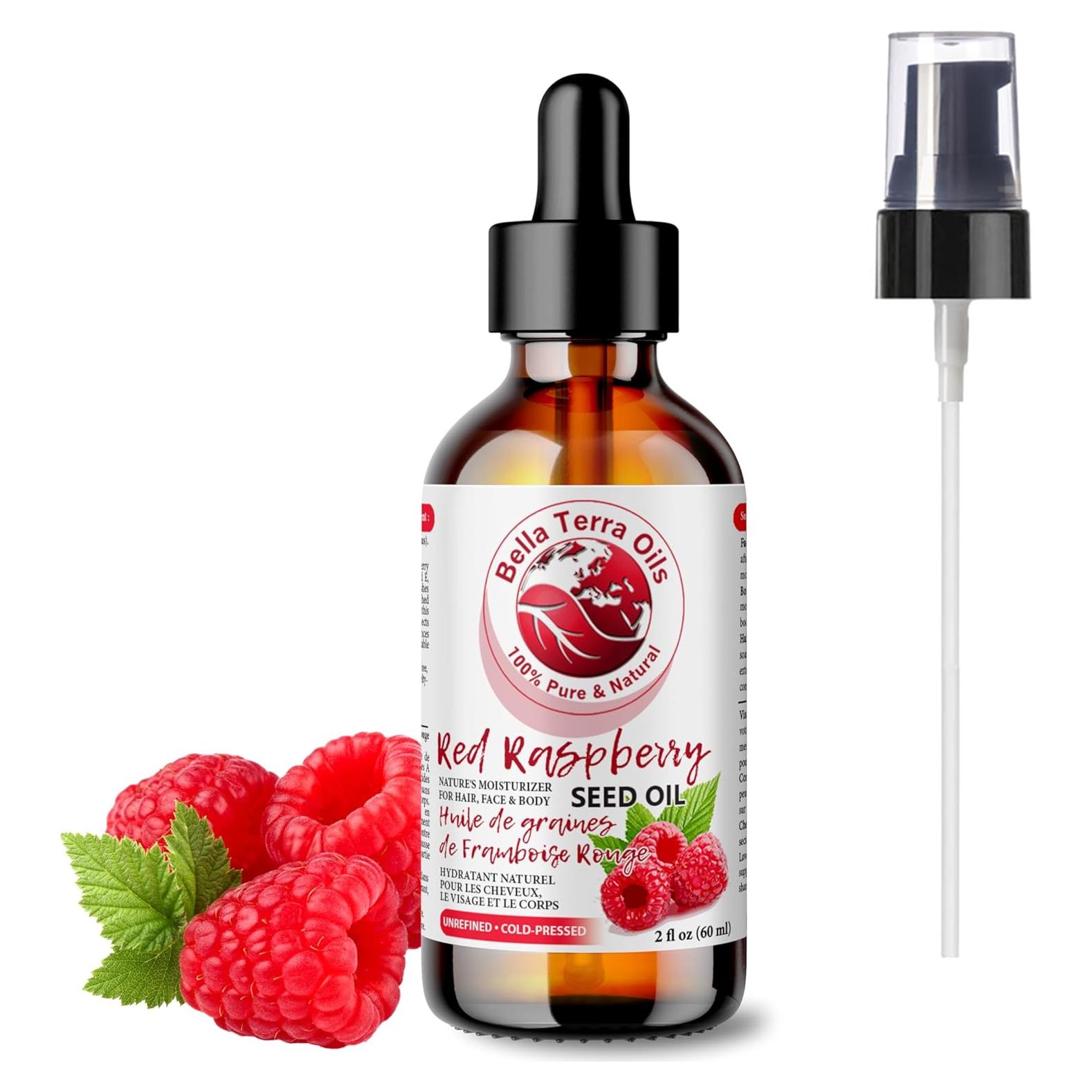 Aceite de Semilla de Frambuesa Roja Bella Terra 118ml - Antioxidante
