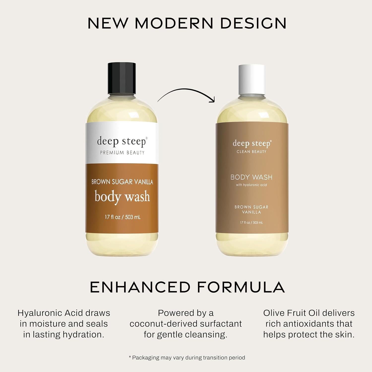 Gel de Ducha Deep Steep 482.8 ml - Azúcar Moreno Vainilla