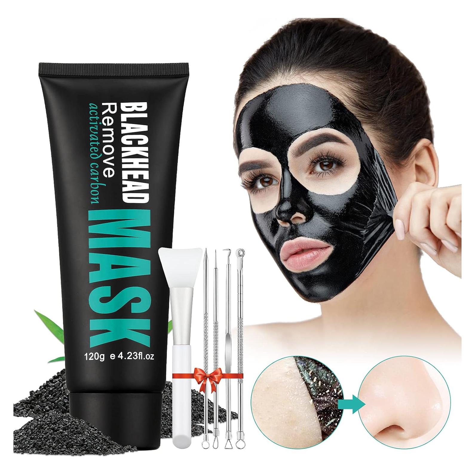 Mascarilla Facial Peel Off Carbón Activado para Puntos Negros