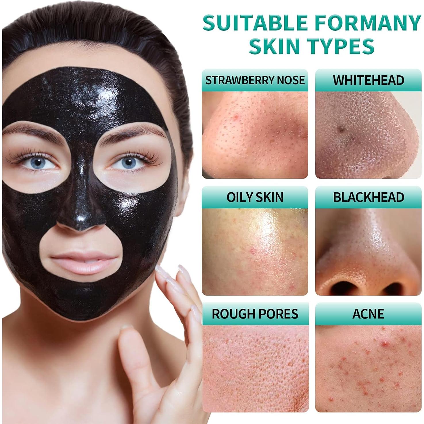 Mascarilla Facial Peel Off Carbón Activado para Puntos Negros