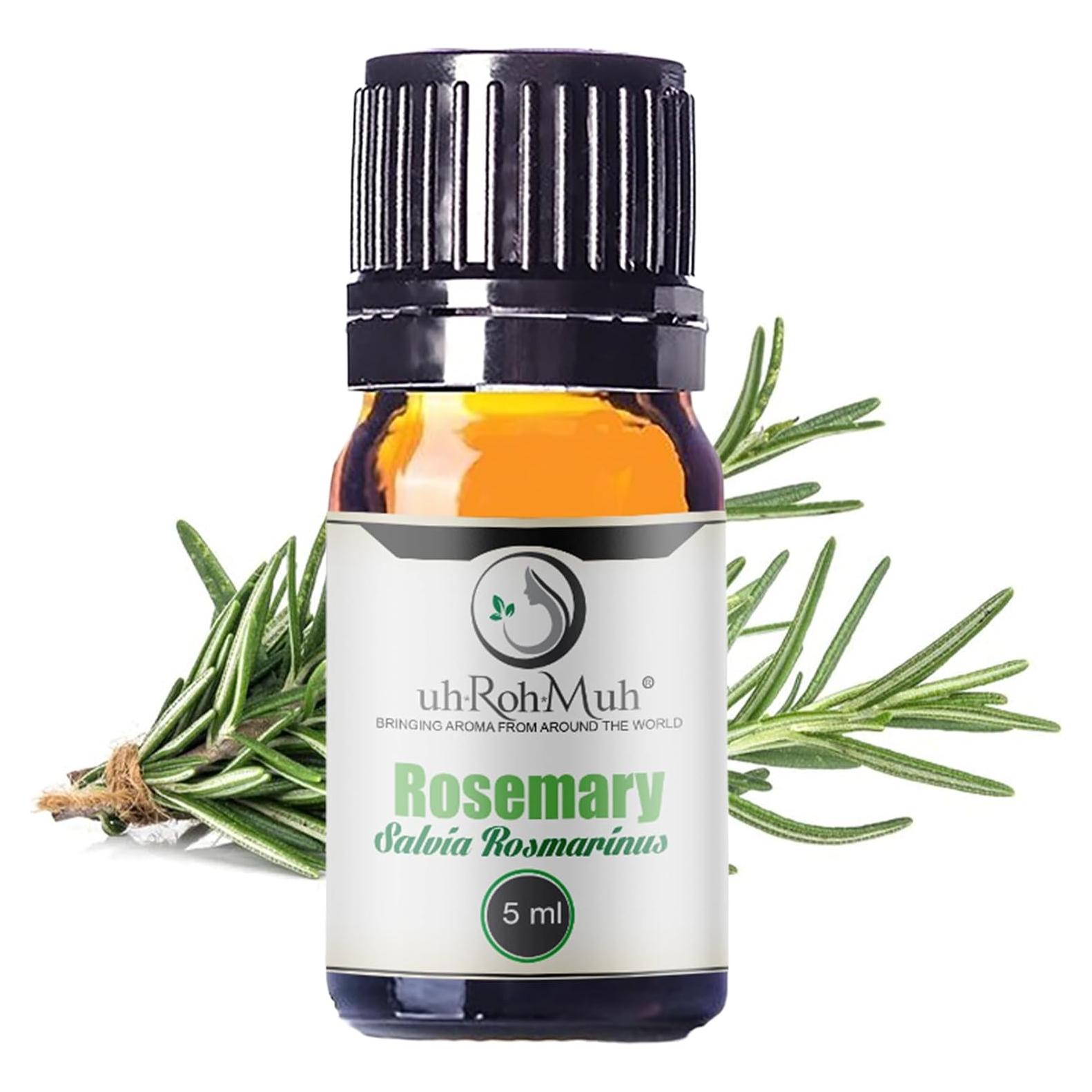 Aceite Esencial de Romero Puro uhRohMuh 5ml - Aromaterapia y Cuidado