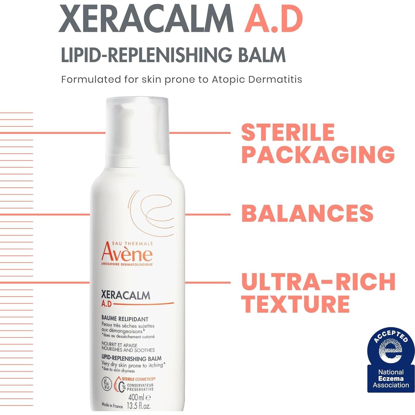 Avène XeraCalm A.D Balsamo Reponedor 200ml Piel Seca Eccema
