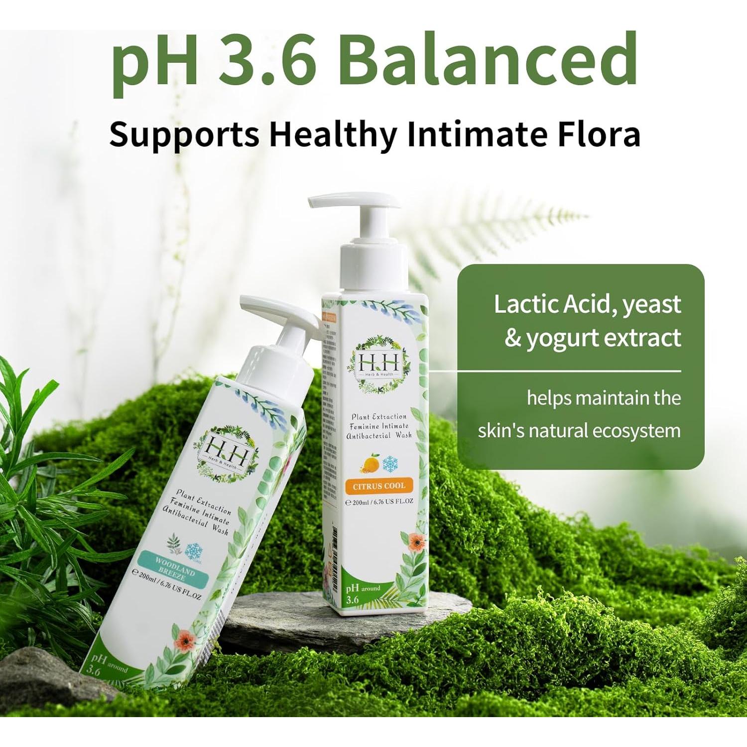 Lavado Femenino HH Herb & Health pH 3.6 con Extractos Botánicos