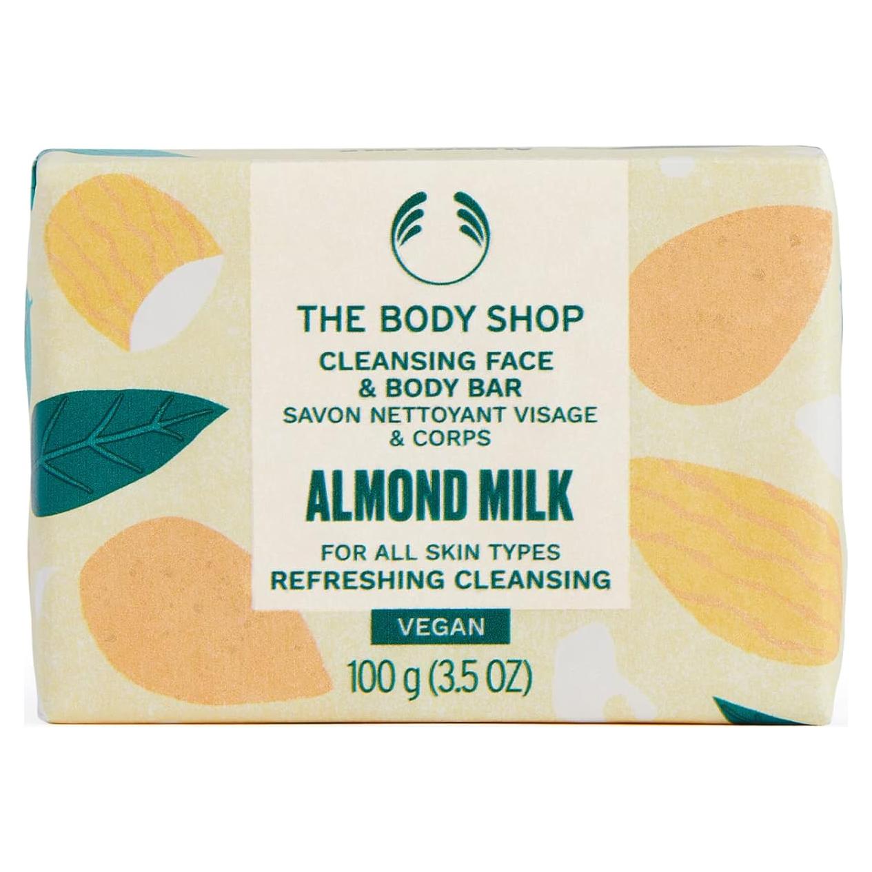 Barra de Limpieza Facial y Corporal The Body Shop Almendra 99g