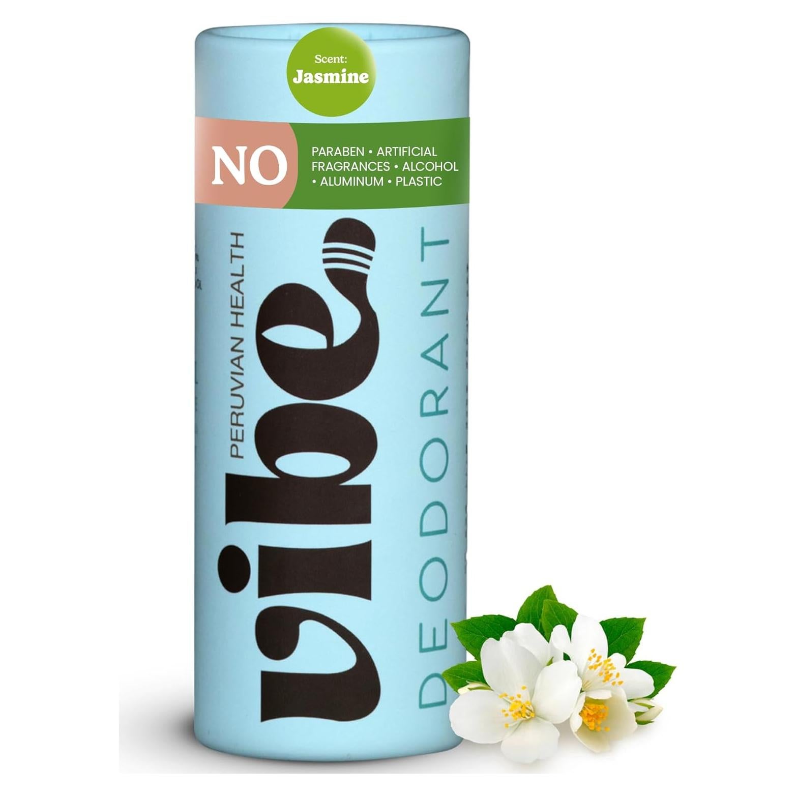 Desodorante Natural Vibe Jazmín Sin Aluminio 100g Piel Sensible